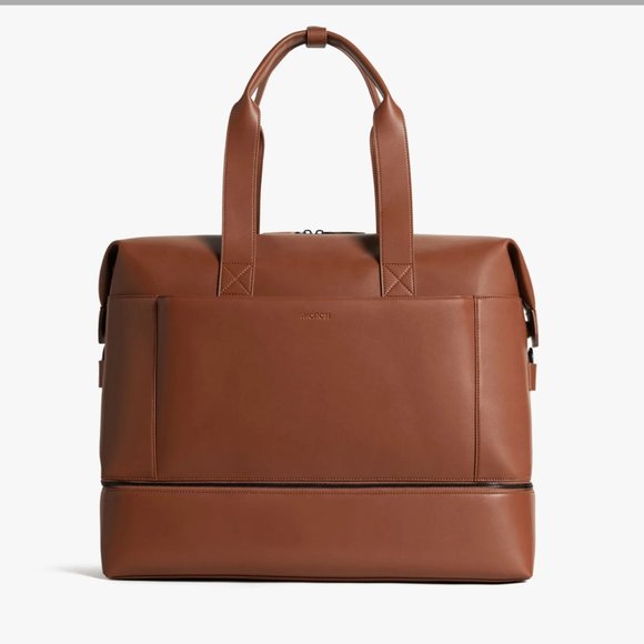 MONOS Handbags - MONOS Metro Weekender - Mahogany (Vegan Leather)